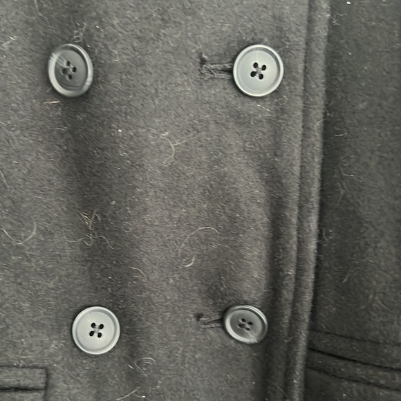 GAP KIDS NWT navy wool lined pea coat   Gorgeous Sz M - Picture 5 of 6